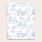 Toile de Jouy French Vintage Baby Blue & White Notebook Gallery Image 4