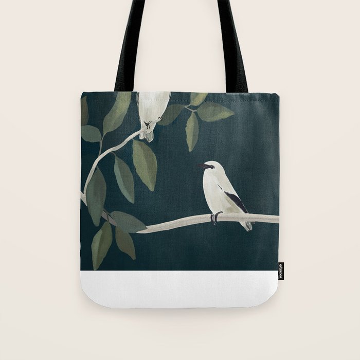 Minimalist Birds On Branch 2 Tote Bag Gallery Image 1