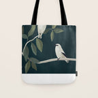 Minimalist Birds On Branch 2 Tote Bag Gallery Image 1