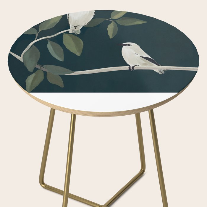Minimalist Birds On Branch 2 Side Table Gallery Image 2