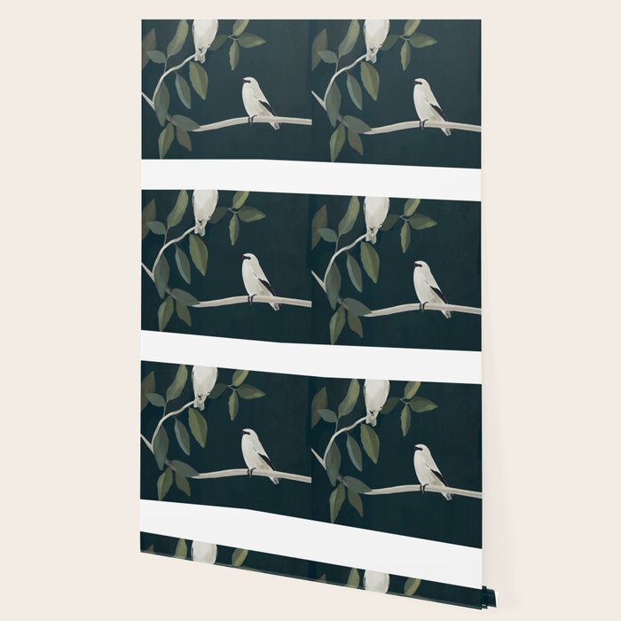 Minimalist Birds On Branch 2 Wallpaper Gallery Image 2