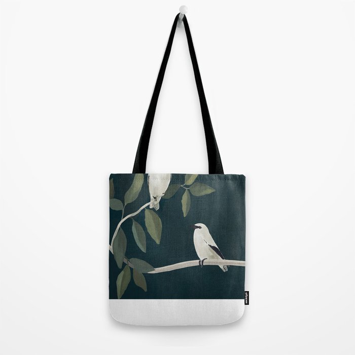 Minimalist Birds On Branch 2 Tote Bag Gallery Image 2