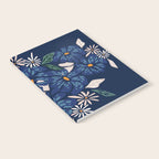 Floral abundance Blue Notebook Gallery Image 2