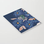 Floral abundance Blue Notebook Gallery Image 3