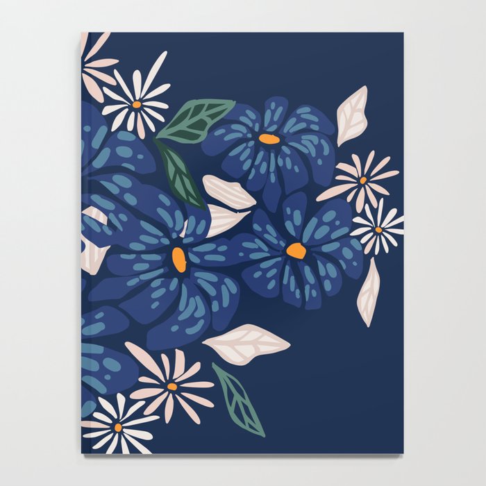Floral abundance Blue Notebook Gallery Image 4