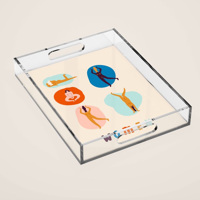 Hey, girls! Acrylic Tray Gallery Image 1