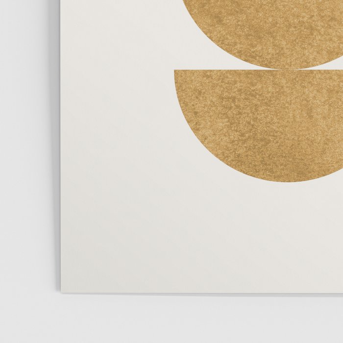 Gold Retro Scandinavian - Mid Century Modern Poster Gallery Image 3