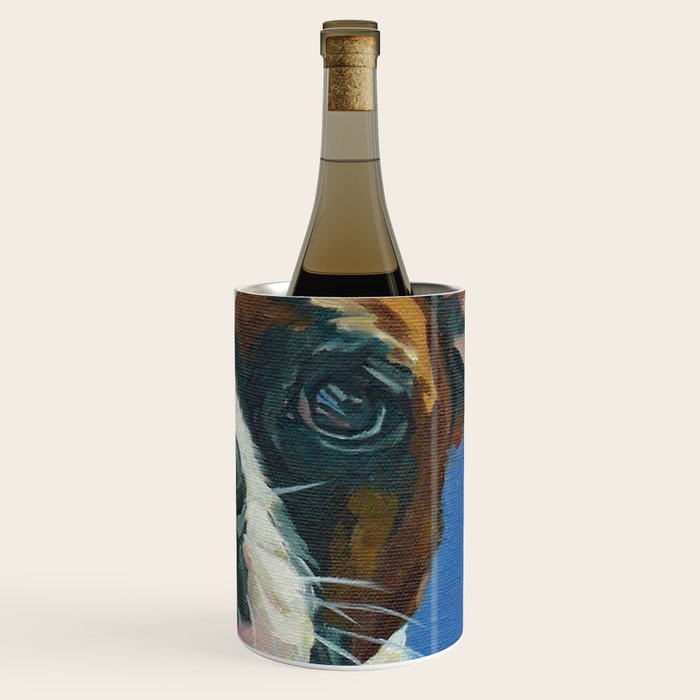 Khloe the Boxer Dog Fine Art Portrait Wine Chiller Gallery Image 3