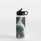 Khloe the Boxer Dog Fine Art Portrait Water Bottle Gallery Image 1