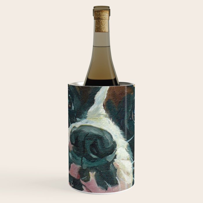 Khloe the Boxer Dog Fine Art Portrait Wine Chiller Gallery Image 1