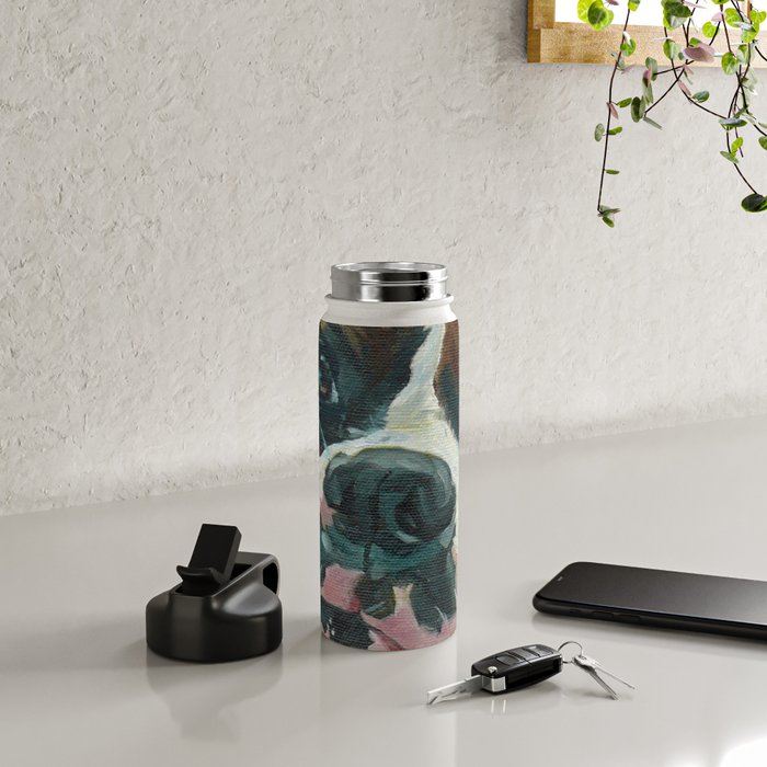Khloe the Boxer Dog Fine Art Portrait Water Bottle Gallery Image 4