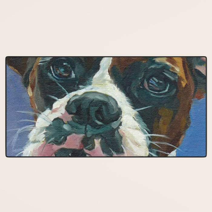Khloe the Boxer Dog Fine Art Portrait Desk Mat Gallery Image 3