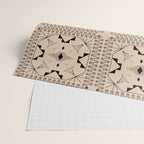 Lost Desert Tile - Black & Camel Wrapping Paper Gallery Image 2