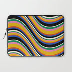 Wavy Stripes XIII - Bold Retro Laptop Sleeve Gallery Image 1