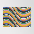 Wavy Stripes XIII - Bold Retro Rug Gallery Image 2