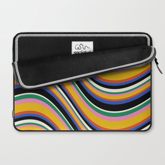 Wavy Stripes XIII - Bold Retro Laptop Sleeve Gallery Image 2