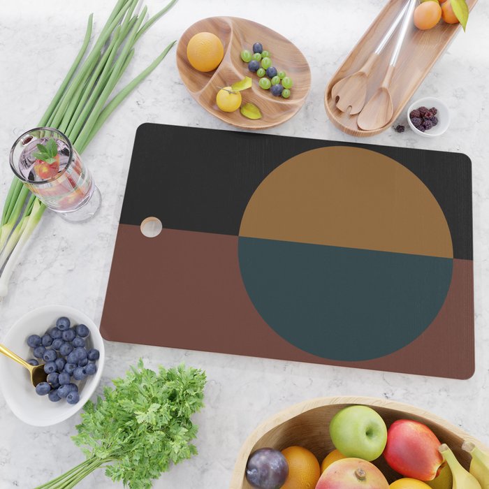 Color Block Abstract XI Cutting Board Gallery Image 2