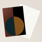Color Block Abstract XI Stationery Card Gallery Image 2