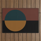 Color Block Abstract XI Outdoor Rug Gallery Image 1