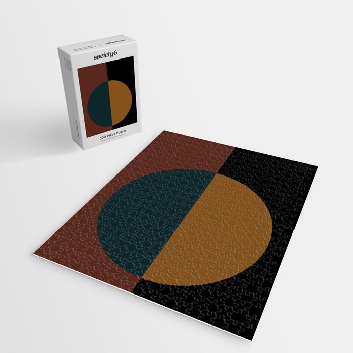 Color Block Abstract XI Jigsaw Puzzle Gallery Image 2