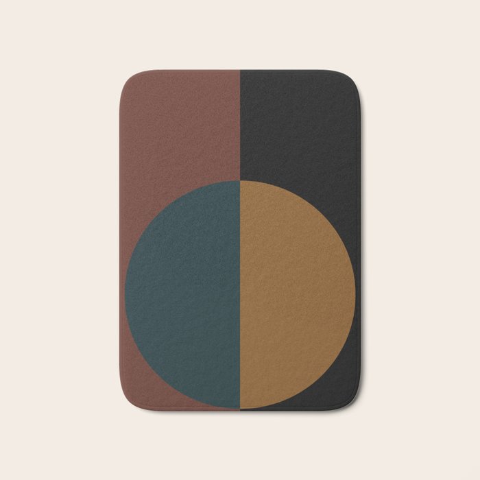 Color Block Abstract XI Bath Mat Gallery Image 1