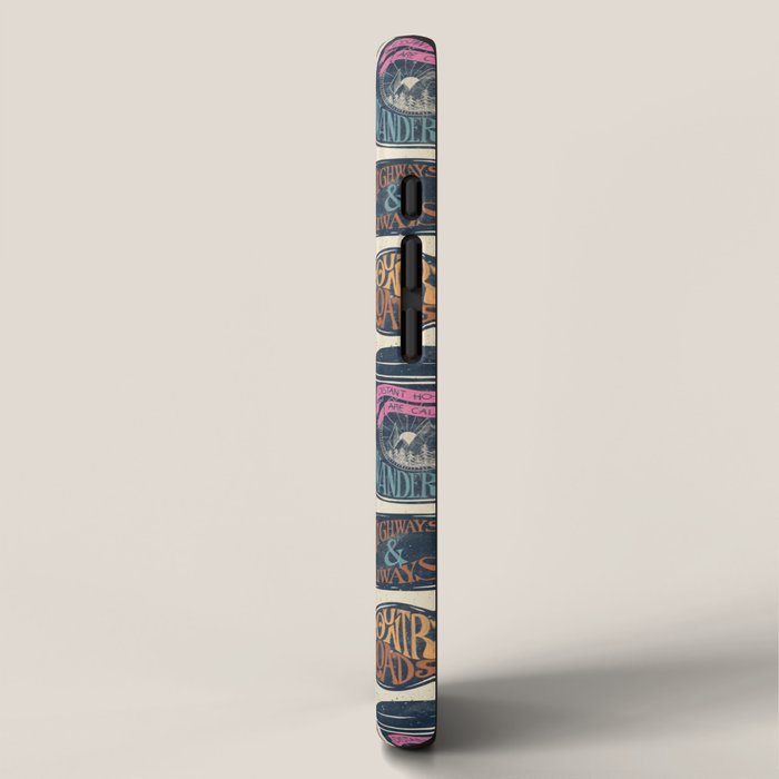 Vagabondâs Cupboard - midnight, cream, and more iPhone Case Gallery Image 2
