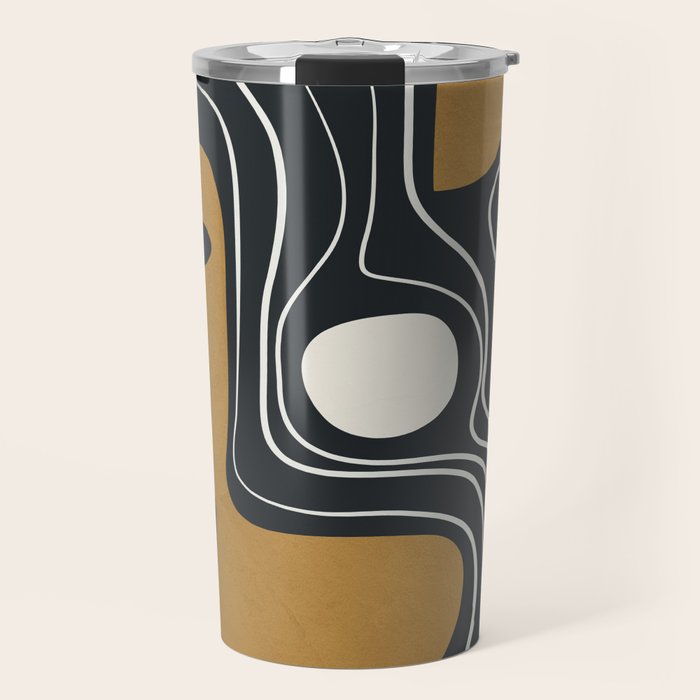 Minimal Abstract Form 3 Travel Mug Gallery Image 1