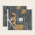Minimal Abstract Form 3 Placemat Gallery Image 1