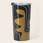 Minimal Abstract Form 3 Travel Mug Gallery Image 3