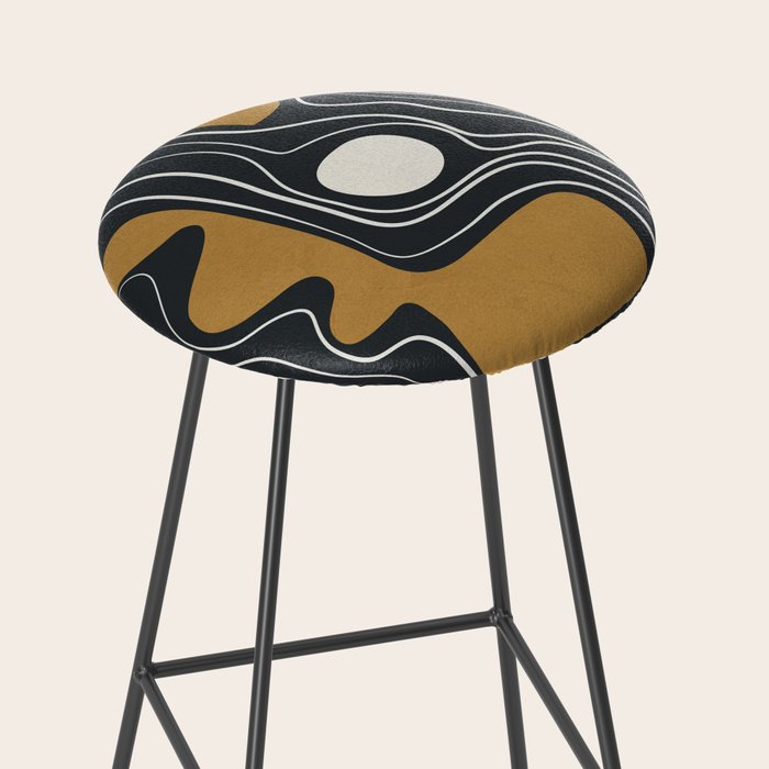 Minimal Abstract Form 3 Stool Gallery Image 2