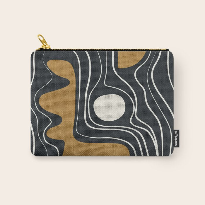 Minimal Abstract Form 3 Carry All Pouch Gallery Image 1