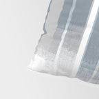 Blue and Grey Retro Style Geometric Abstract - Codex Pillow Sham Gallery Image 4