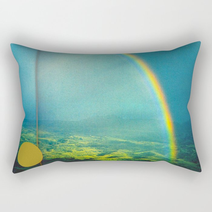 Over Rainbows Rectangular Pillow Gallery Image 2