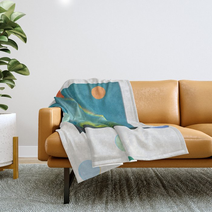Over Rainbows Throw Blanket Gallery Image 1