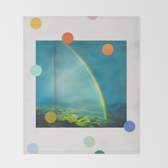 Over Rainbows Throw Blanket Gallery Image 2