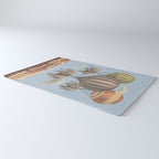 Flight of the Elephants - blue option Rug Gallery Image 3