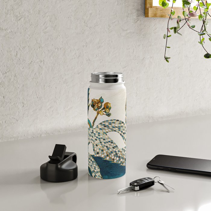 Summer Indigo Garden Water Bottle Gallery Image 4