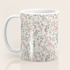 Vintage Bohemian Floral in Pink Coffee Mug Gallery Image 3
