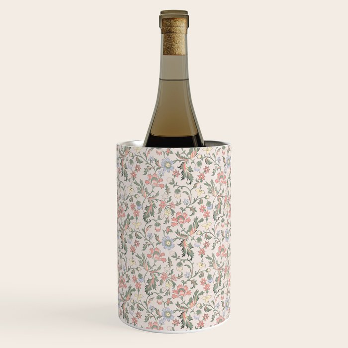 Vintage Bohemian Floral in Pink Wine Chiller Gallery Image 1