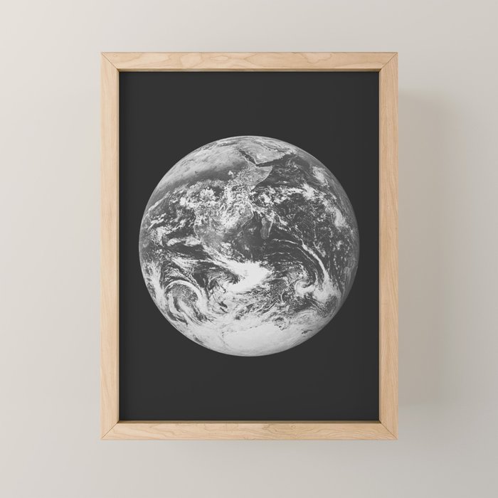 Solar System _ 03 Earth Mini Art Print Gallery Image 1