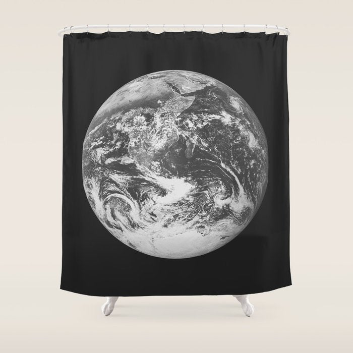 Solar System _ 03 Earth Shower Curtain Gallery Image 1