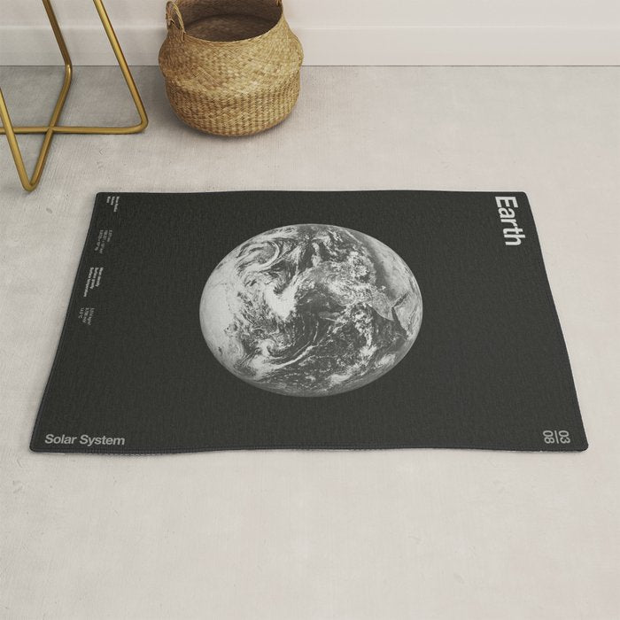 Solar System _ 03 Earth Rug Gallery Image 1
