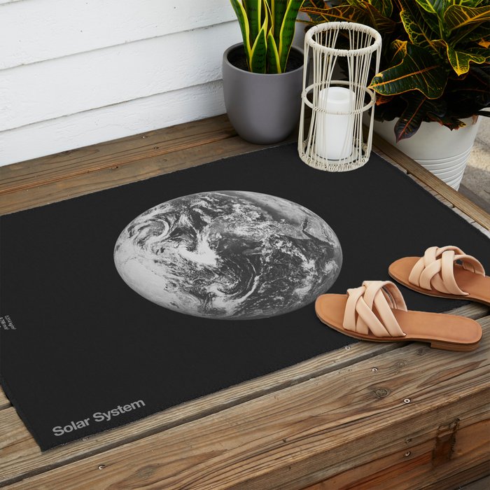 Solar System _ 03 Earth Outdoor Rug Gallery Image 2
