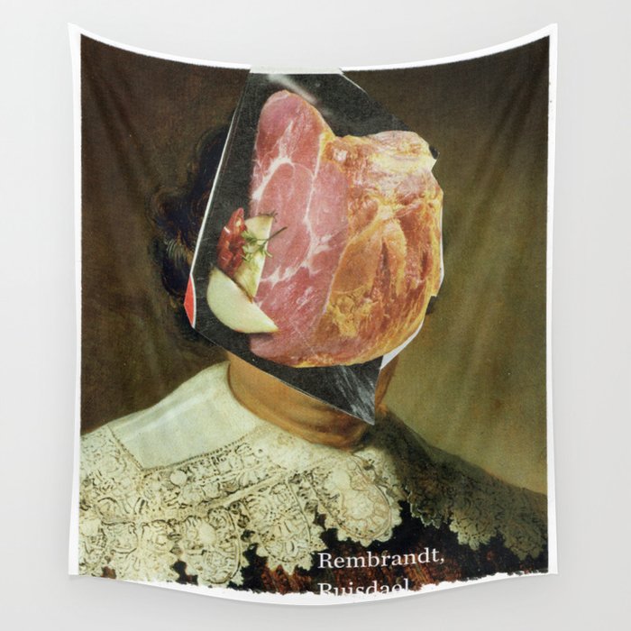Meat Rembrandt Wall Tapestry Gallery Image 1