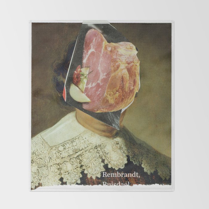 Meat Rembrandt Throw Blanket Gallery Image 2