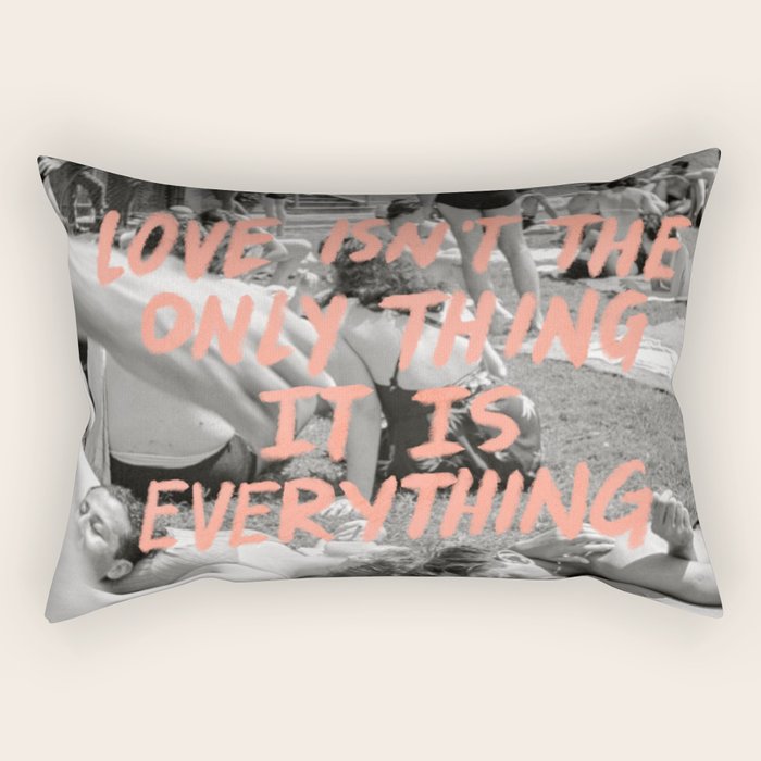 Love is Everything Rectangular Pillow Gallery Image 2