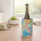 Paradise Visions | Tropical Neon Ocean Escape Wine Chiller Gallery Image 4