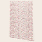 Minimal Blooming Flowers - Blush Pink, Yellow, Blue Wallpaper Gallery Image 2