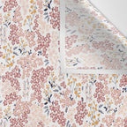 Minimal Blooming Flowers - Blush Pink, Yellow, Blue Wall Tapestry Gallery Image 3
