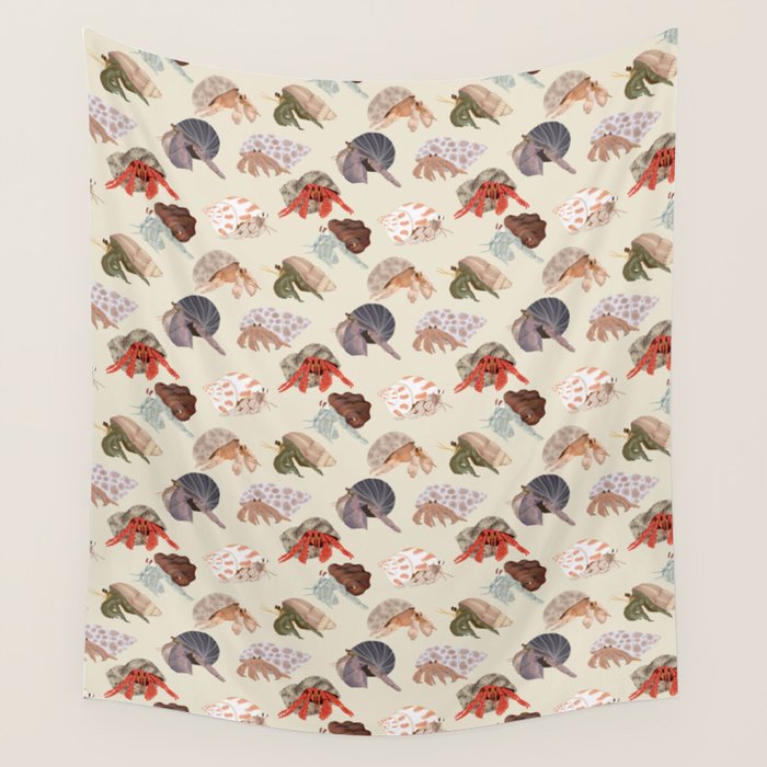 Hermit Crabs Wall Tapestry Gallery Image 1